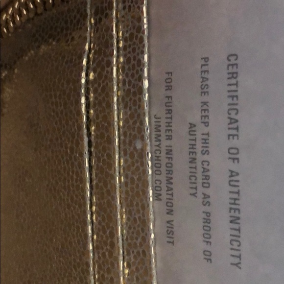 Gorgeous gold Jimmy Choo bag! - Picture 5 of 8